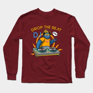 drop the beat dj Long Sleeve T-Shirt